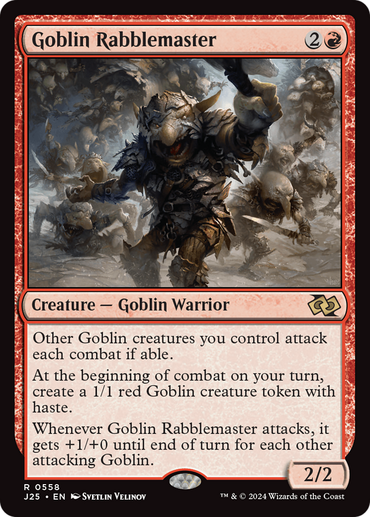 Goblin Rabblemaster [Foundations Jumpstart] | GnG Games