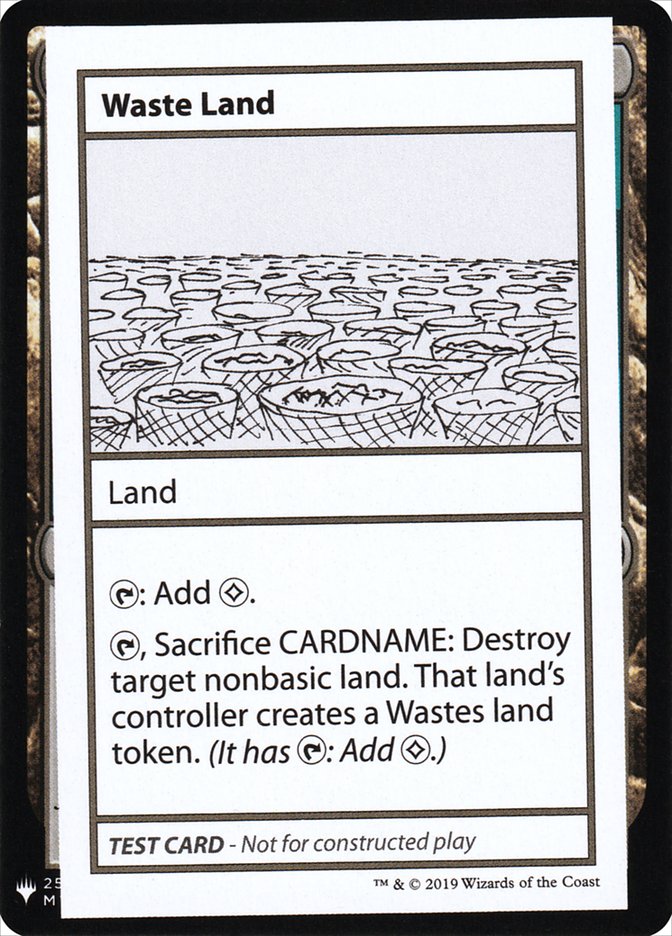 Waste Land [Mystery Booster Playtest Cards] | GnG Games