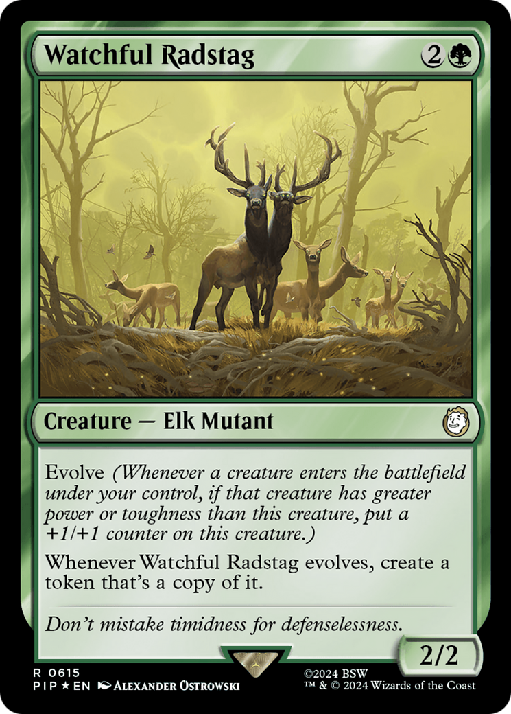 Watchful Radstag (Surge Foil) [Fallout] | GnG Games