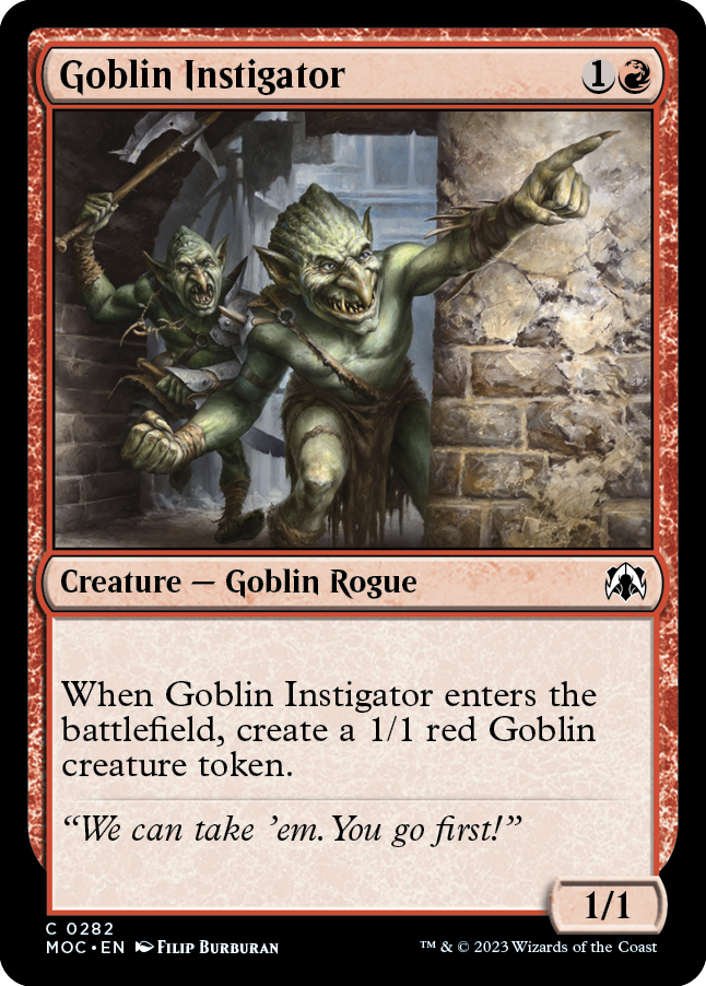 Goblin Instigator [March of the Machine Commander] | GnG Games