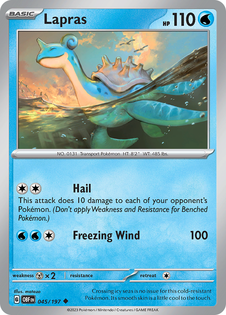 Lapras (045/197) [Scarlet & Violet: Obsidian Flames] | GnG Games