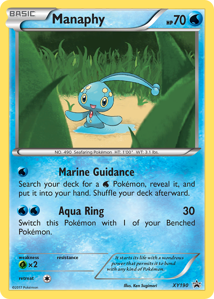 Manaphy (XY190) [XY: Black Star Promos] | GnG Games