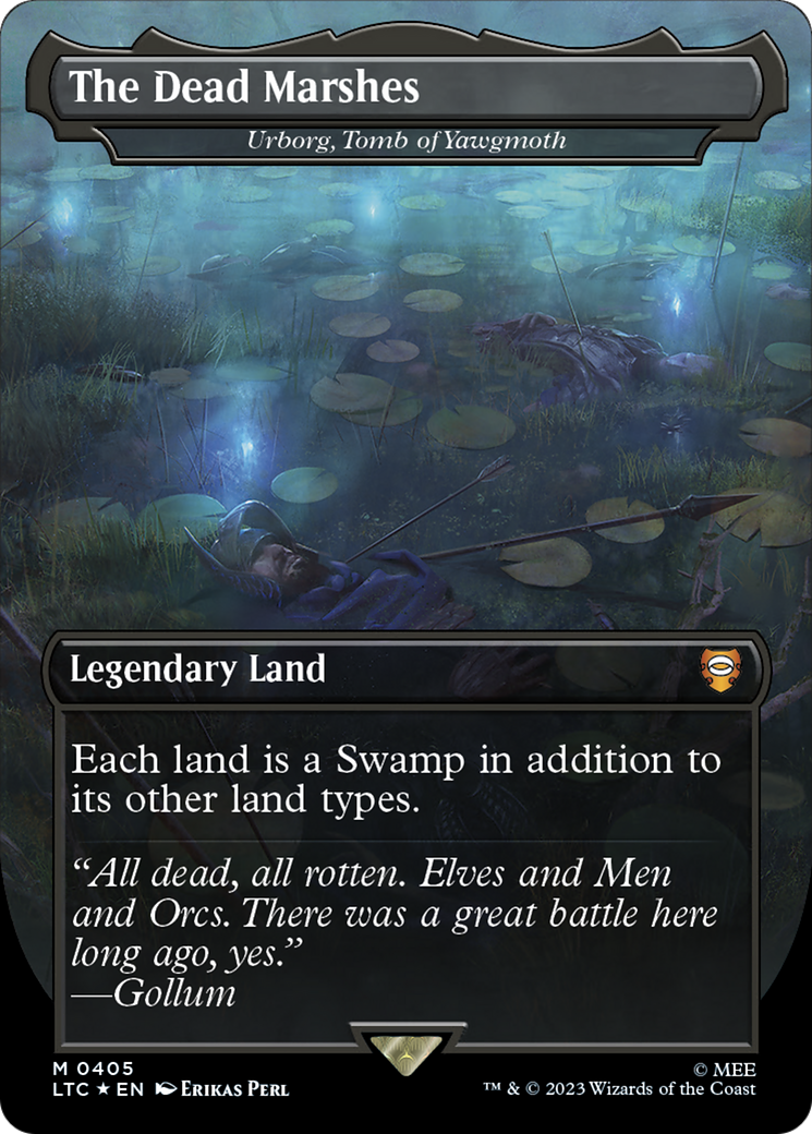 The Dead Marshes - Urborg, Tomb of Yawgmoth (Surge Foil Realms and Relics) [The Lord of the Rings: Tales of Middle-Earth Commander] | GnG Games