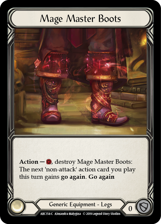 Mage Master Boots [ARC154-C] (Arcane Rising)  1st Edition Normal | GnG Games