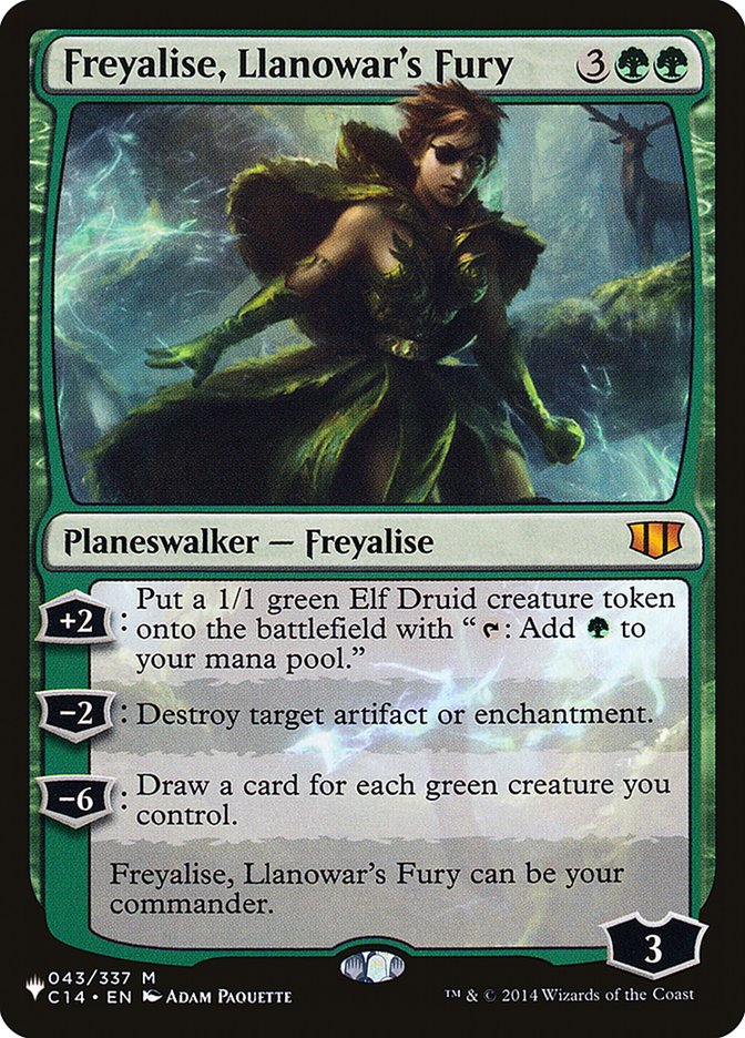 Freyalise, Llanowar's Fury [The List] | GnG Games