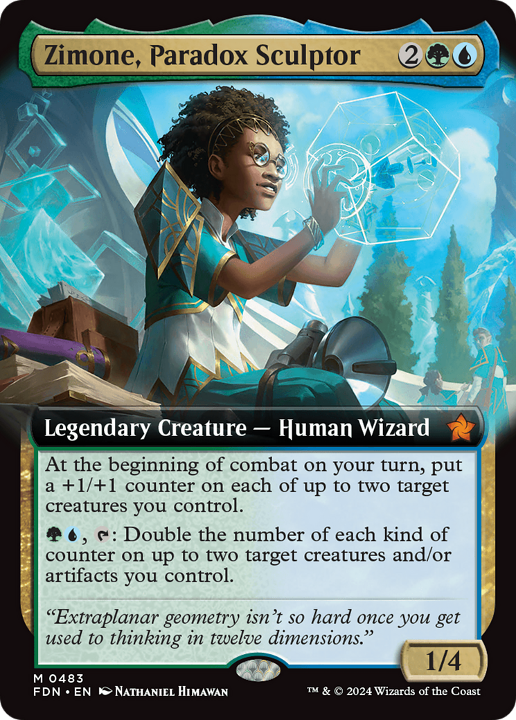 Zimone, Paradox Sculptor (Extended Art) [Foundations] | GnG Games