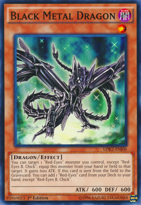 Black Metal Dragon [LDK2-ENJ06] Common | GnG Games