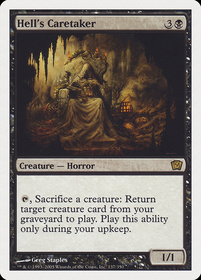 Hell's Caretaker (9th Edition) [Oversize Cards] | GnG Games