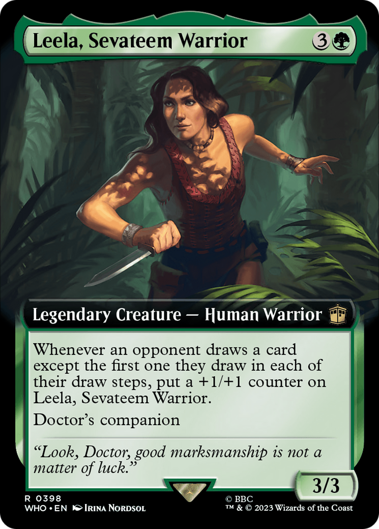 Leela, Sevateem Warrior (Extended Art) [Doctor Who] | GnG Games