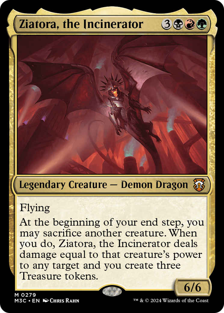 Ziatora, the Incinerator (Ripple Foil) [Modern Horizons 3 Commander] | GnG Games