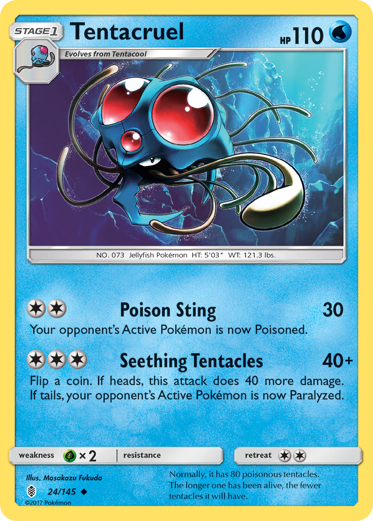 Tentacruel (24/145) [Sun & Moon: Guardians Rising] | GnG Games