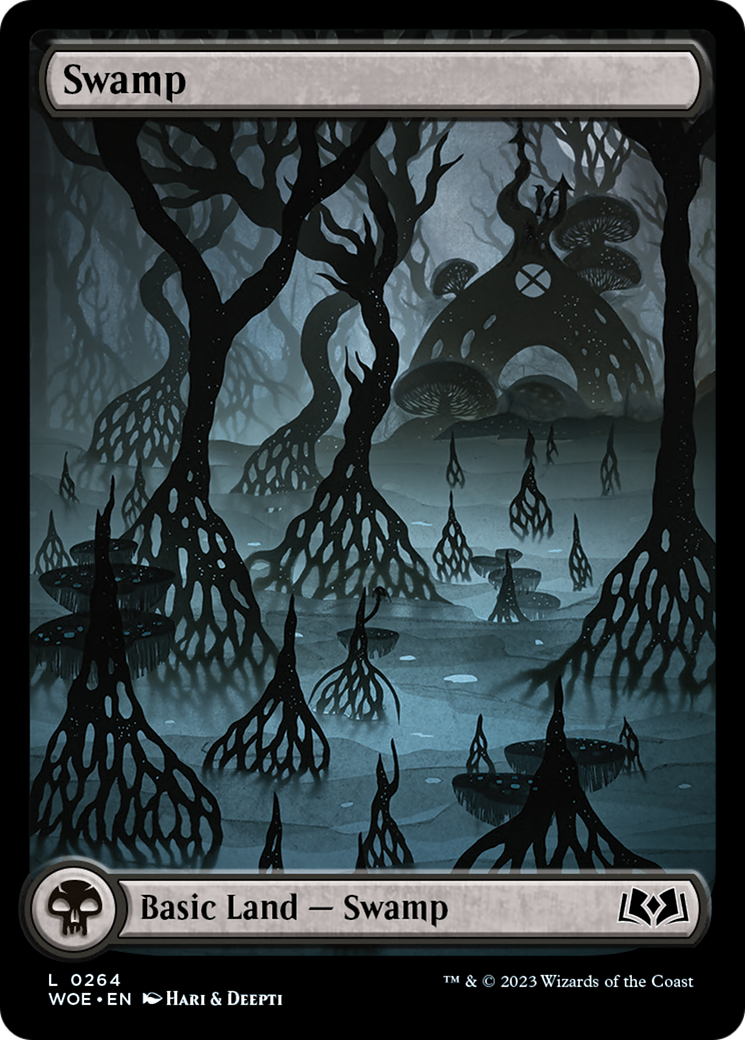 Swamp (264) (Full-Art) [Wilds of Eldraine] | GnG Games