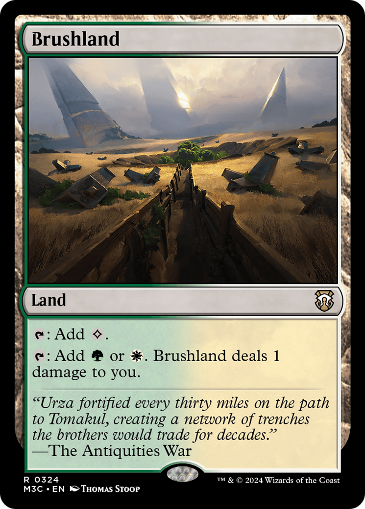 Brushland (Ripple Foil) [Modern Horizons 3 Commander] | GnG Games