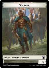 Soldier // Insect Double-Sided Token [March of the Machine Commander Tokens] | GnG Games
