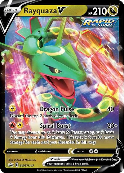 Rayquaza V (SWSH147) [Sword & Shield: Black Star Promos] | GnG Games