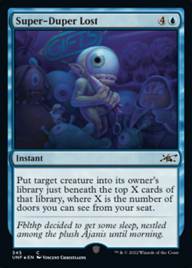 Super-Duper Lost (Galaxy Foil) [Unfinity] | GnG Games