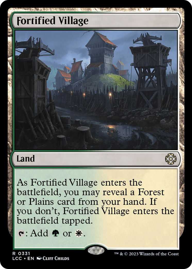 Fortified Village [The Lost Caverns of Ixalan Commander] | GnG Games