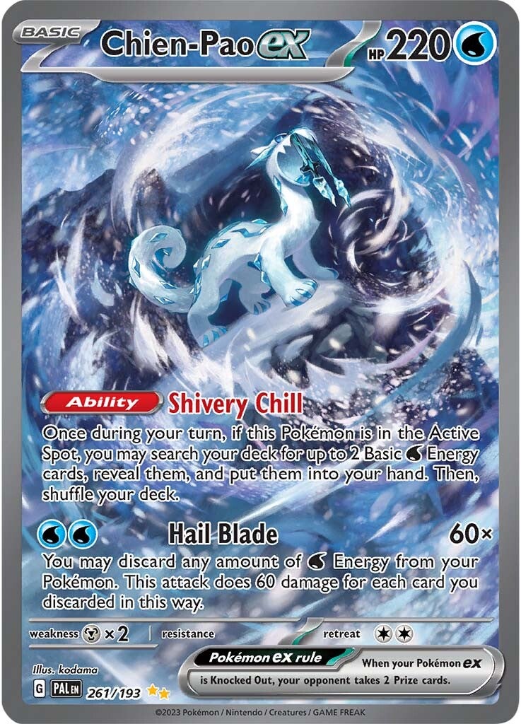 Chien-Pao ex (261/193) [Scarlet & Violet: Paldea Evolved] | GnG Games