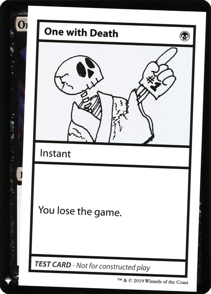 One with Death [Mystery Booster Playtest Cards] | GnG Games