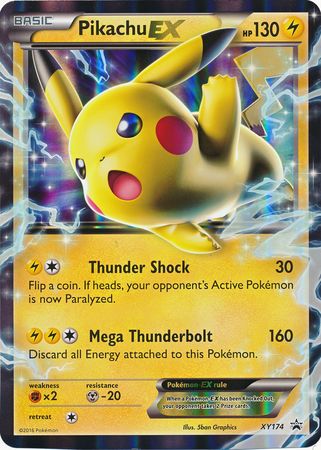 Pikachu EX (XY174) (Jumbo Card) [XY: Black Star Promos] | GnG Games