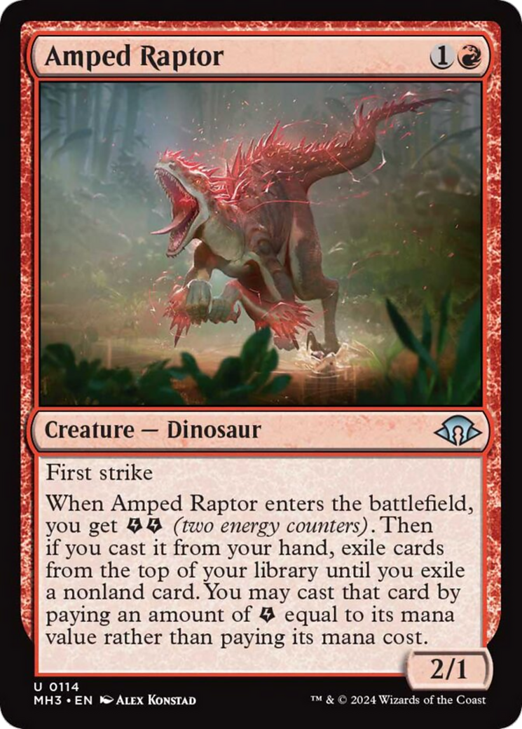 Amped Raptor [Modern Horizons 3] | GnG Games