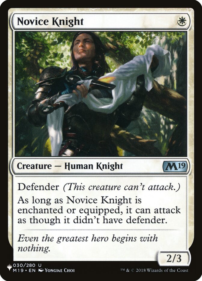 Novice Knight [The List] | GnG Games