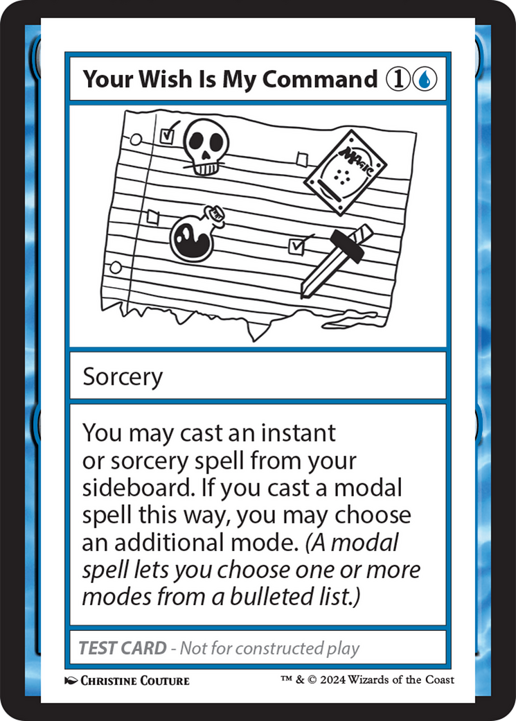 Your Wish Is My Command [Mystery Booster 2 Playtest Cards] | GnG Games