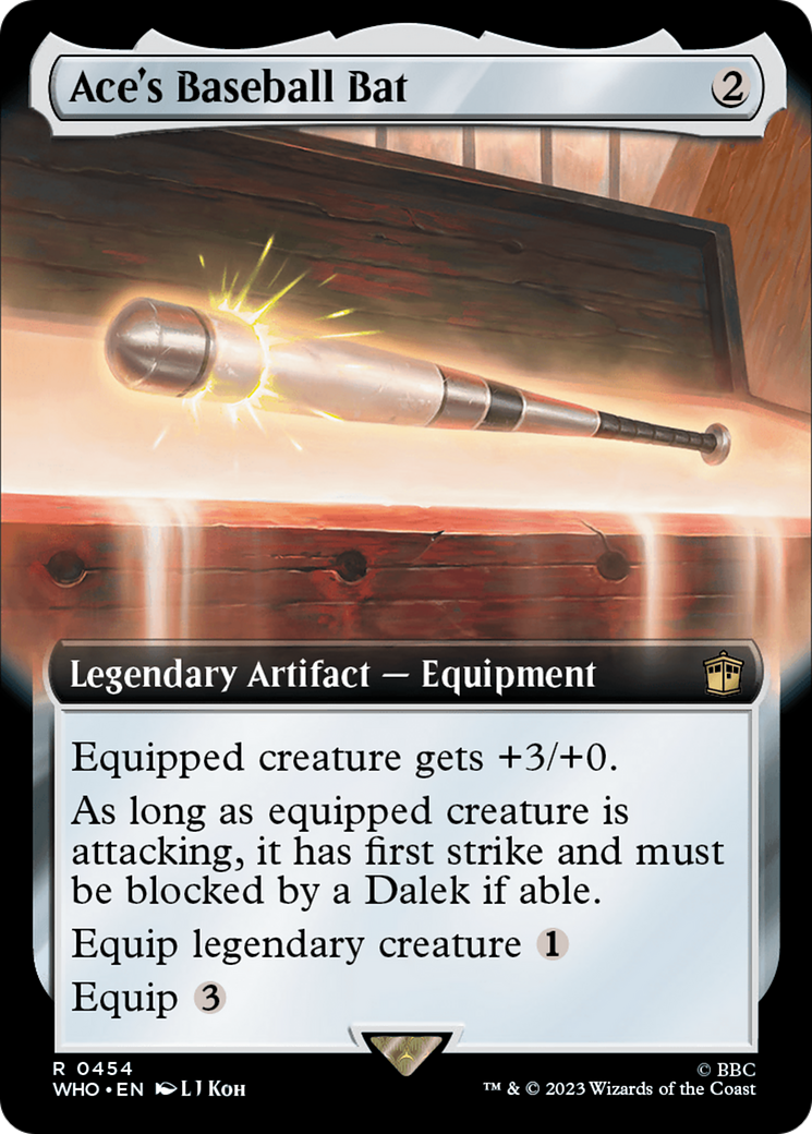 Ace's Baseball Bat (Extended Art) [Doctor Who] | GnG Games