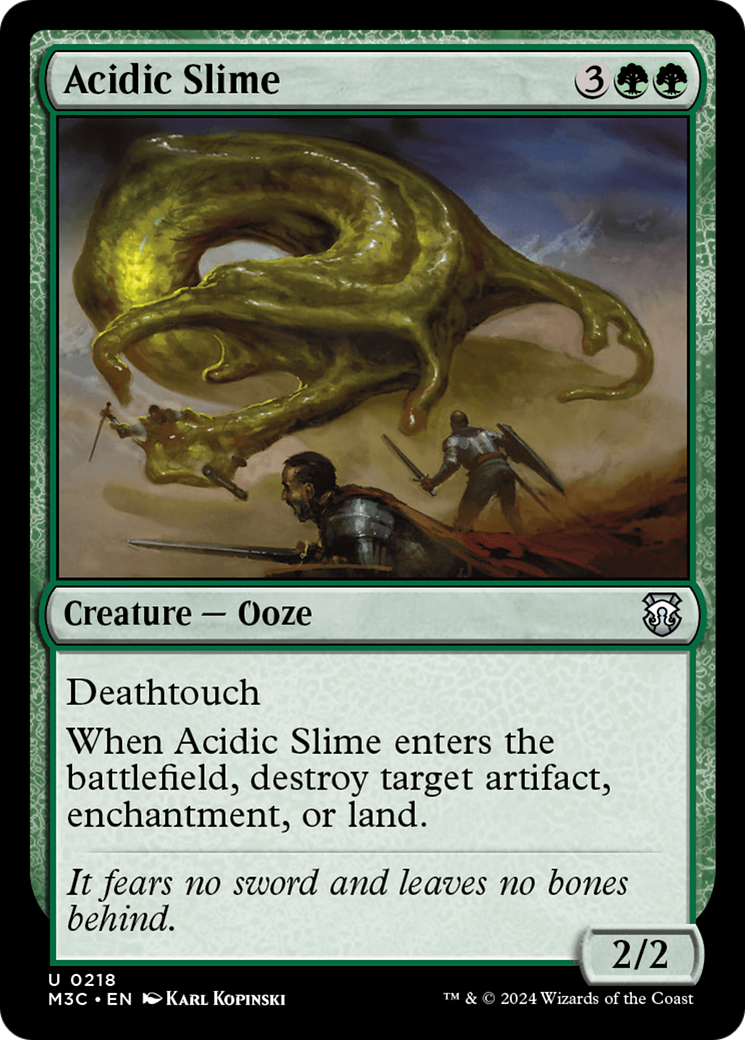 Acidic Slime (Ripple Foil) [Modern Horizons 3 Commander] | GnG Games
