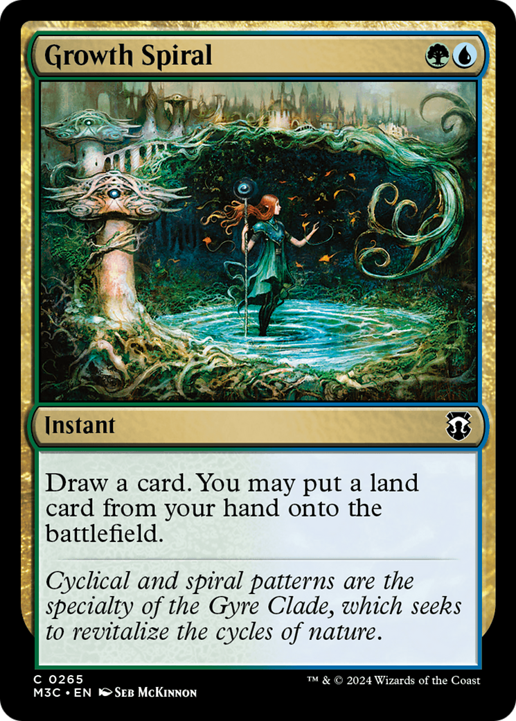 Growth Spiral (Ripple Foil) [Modern Horizons 3 Commander] | GnG Games