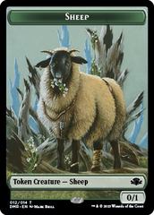 Elephant // Sheep Double-Sided Token [Dominaria Remastered Tokens] | GnG Games