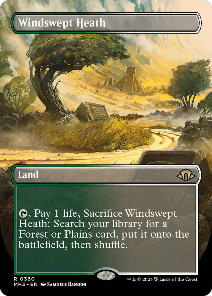 Windswept Heath (Borderless) [Modern Horizons 3] | GnG Games