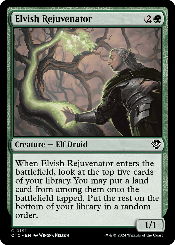 Elvish Rejuvenator [Outlaws of Thunder Junction Commander] | GnG Games