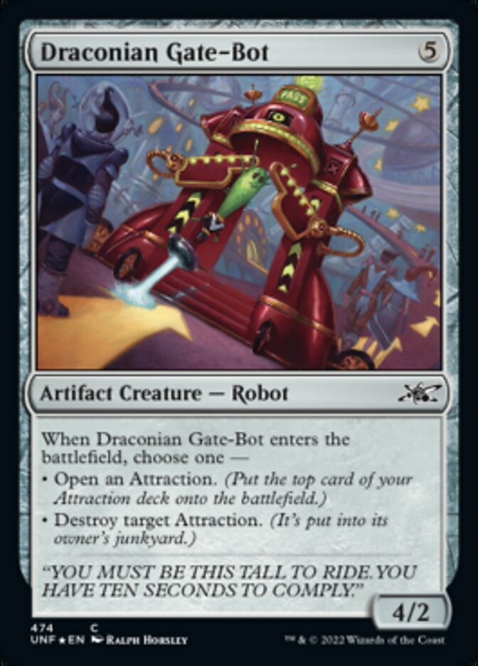 Draconian Gate-Bot (Galaxy Foil) [Unfinity] | GnG Games