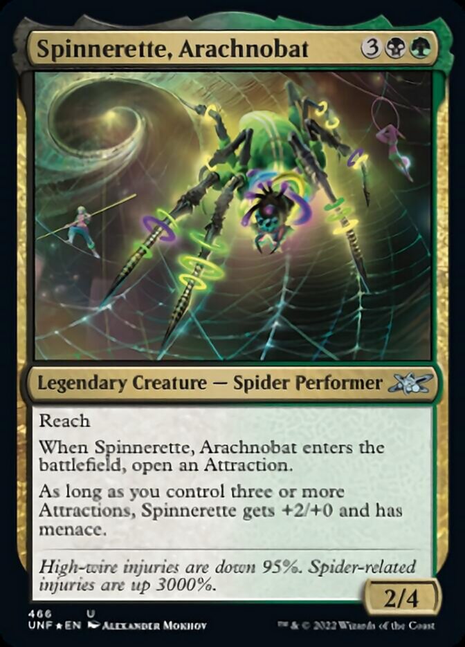 Spinnerette, Arachnobat (Galaxy Foil) [Unfinity] | GnG Games