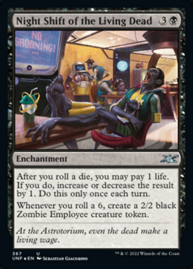 Night Shift of the Living Dead (Galaxy Foil) [Unfinity] | GnG Games