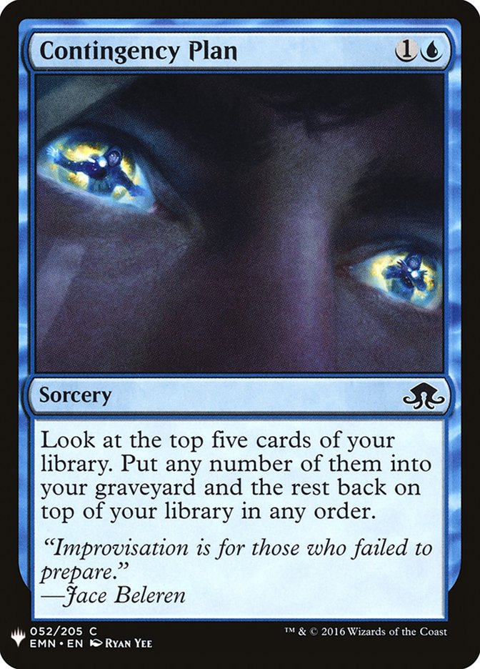 Contingency Plan [Mystery Booster] | GnG Games