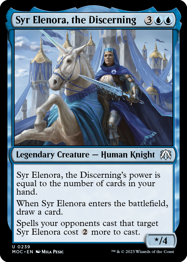 Syr Elenora, the Discerning [March of the Machine Commander] | GnG Games