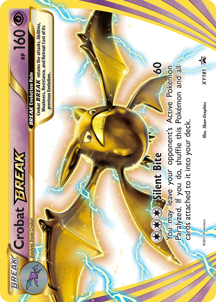 Crobat BREAK (XY181) [XY: Black Star Promos] | GnG Games