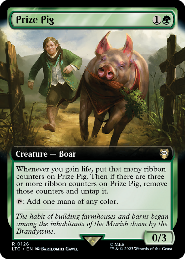 Prize Pig (Extended Art) [The Lord of the Rings: Tales of Middle-Earth Commander] | GnG Games