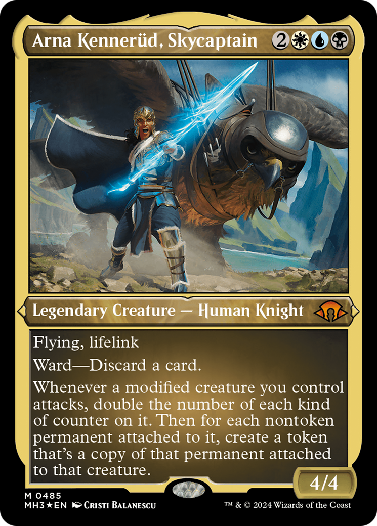 Arna Kennerud, Skycaptain (Foil Etched) [Modern Horizons 3] | GnG Games