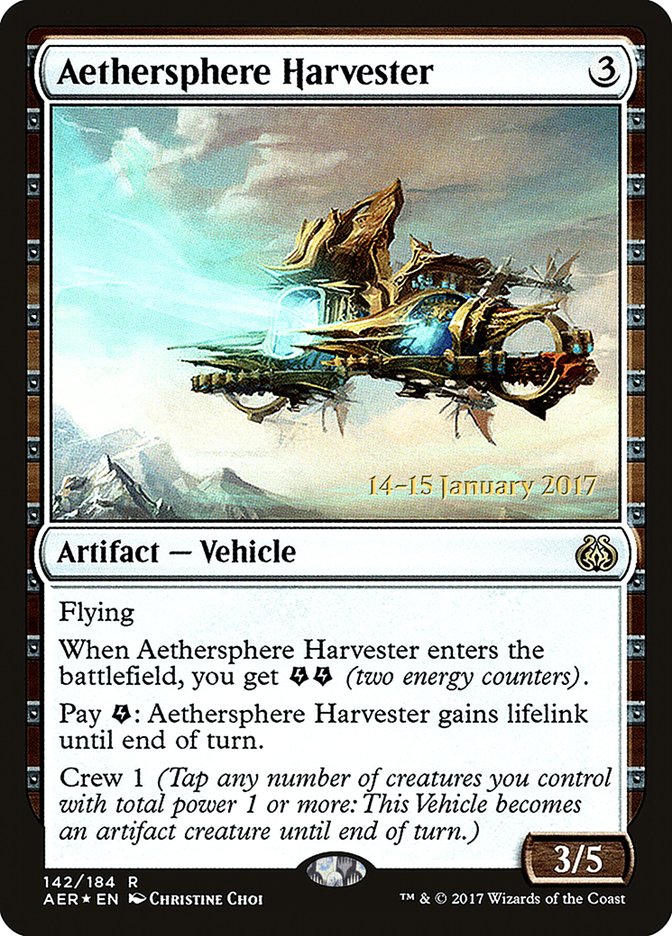 Aethersphere Harvester [Aether Revolt Prerelease Promos] | GnG Games