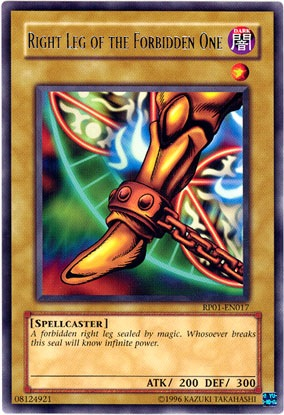 Right Leg of the Forbidden One [RP01-EN017] Rare | GnG Games