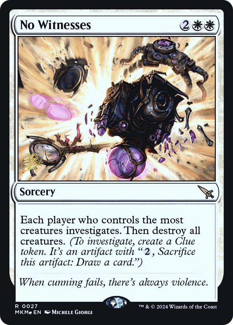 No Witnesses [Murders at Karlov Manor Prerelease Promos] | GnG Games
