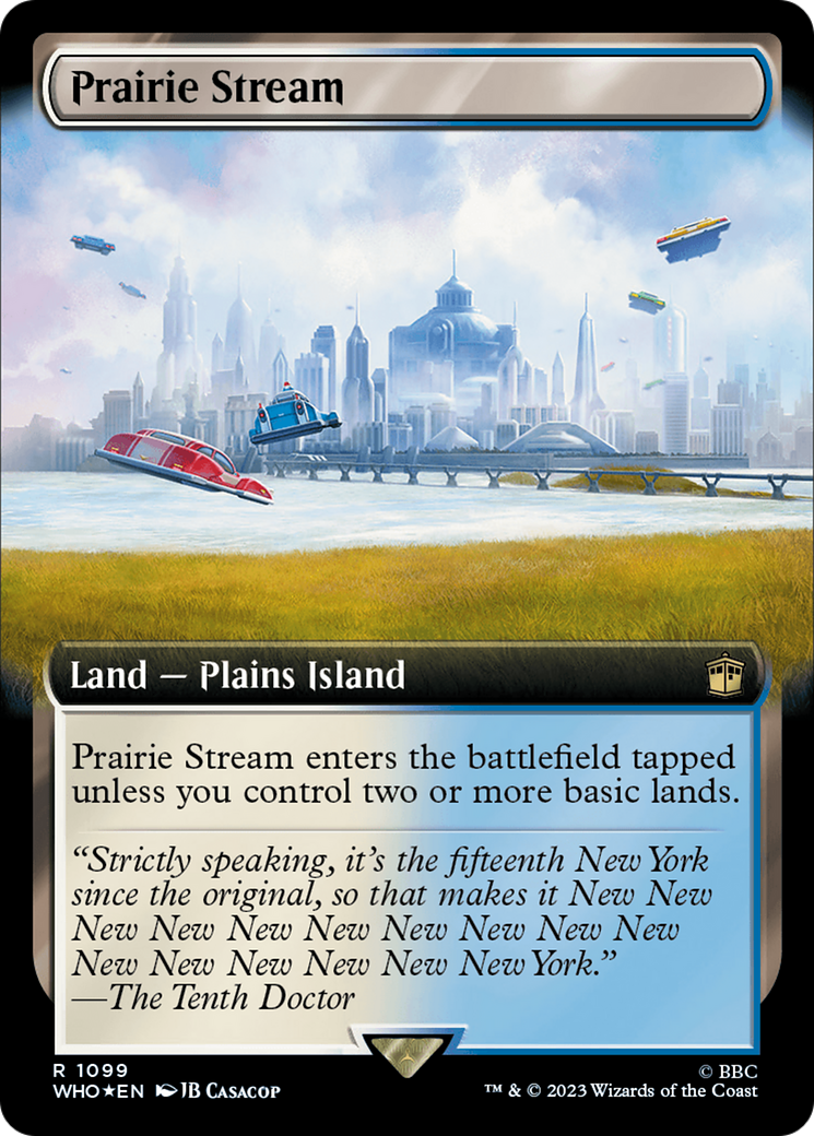 Prairie Stream (Extended Art) (Surge Foil) [Doctor Who] | GnG Games