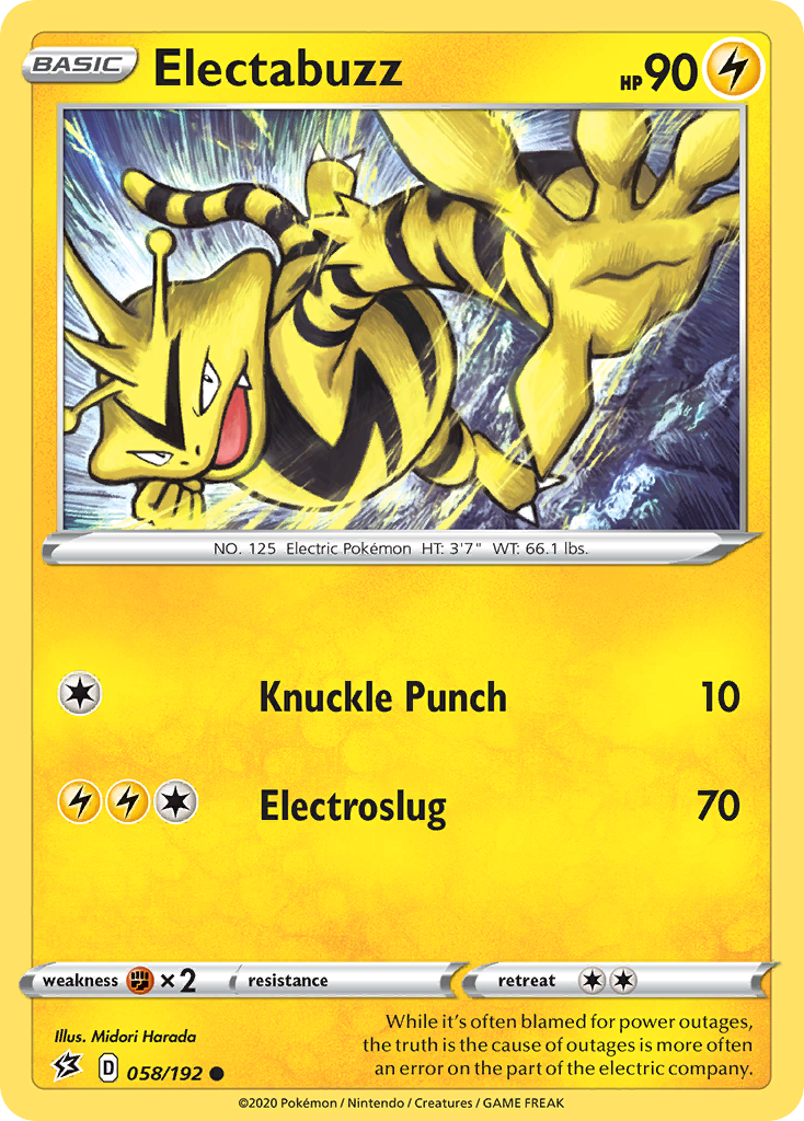 Electabuzz (058/192) [Sword & Shield: Rebel Clash] | GnG Games