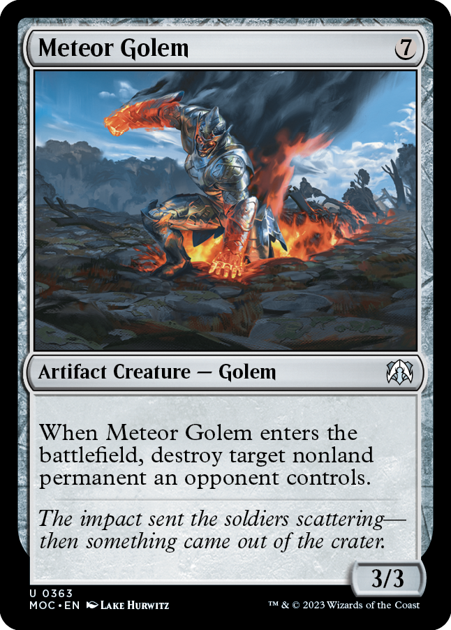 Meteor Golem [March of the Machine Commander] | GnG Games