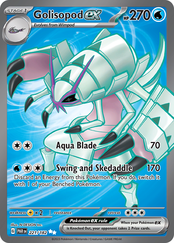 Golisopod ex (221/182) [Scarlet & Violet: Paradox Rift] | GnG Games