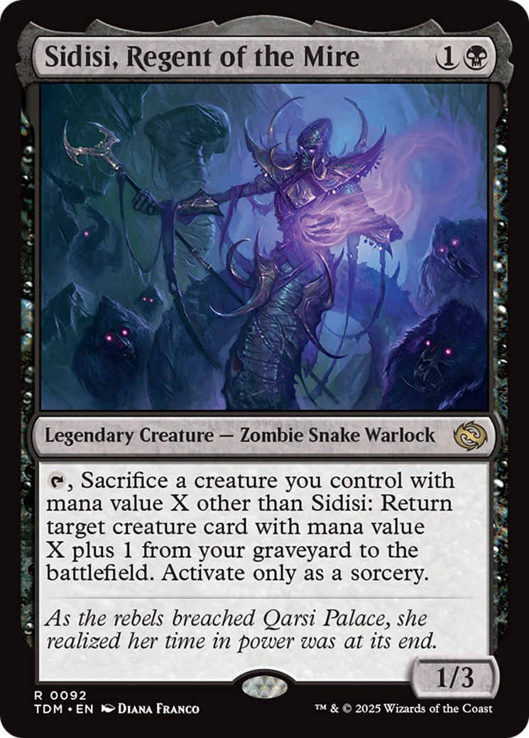 Sidisi, Regent of the Mire [Tarkir: Dragonstorm] | GnG Games