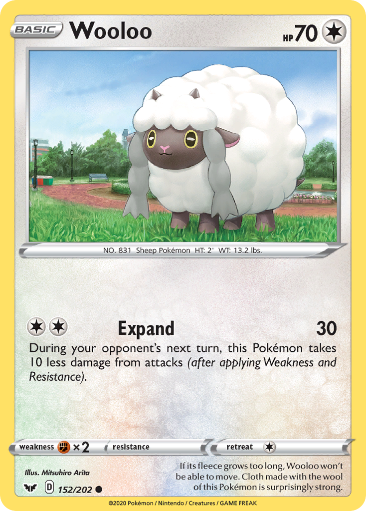 Wooloo (152/202) [Sword & Shield: Base Set] | GnG Games